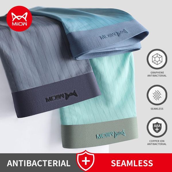 underpants miiow 2pcs men boxers shorts quick dry trunks man underwear graphene antibacterial boxer mens panties m1230, Black;white
underpants miiow 2pcs men boxers shorts quick dry trunks man underwear graphene antibacterial boxer mens panties m1230, Black;white