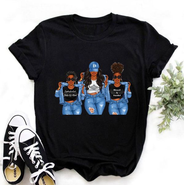 women's t-shirt aesthetic clothes kawaii beauty melanin shirts women black african hair girl graphic fashion cartoon t-shirt, White
women's t-shirt aesthetic clothes kawaii beauty melanin shirts women black african hair girl graphic fashion cartoon t-shirt, White