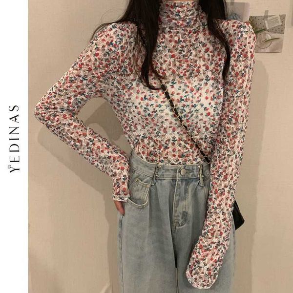 yedinas women lace blouses floral shirts long sleeve lady elegant elastic shirt turtleneck mesh see through chiffon 210527, White
yedinas women lace blouses floral shirts long sleeve lady elegant elastic shirt turtleneck mesh see through chiffon 210527, White