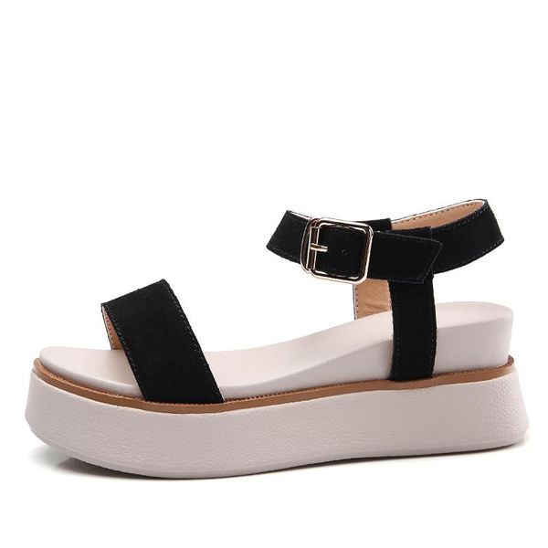 summer women sandals platform wedges thick heel flat gladiator ladies original, Black
summer women sandals platform wedges thick heel flat gladiator ladies original, Black