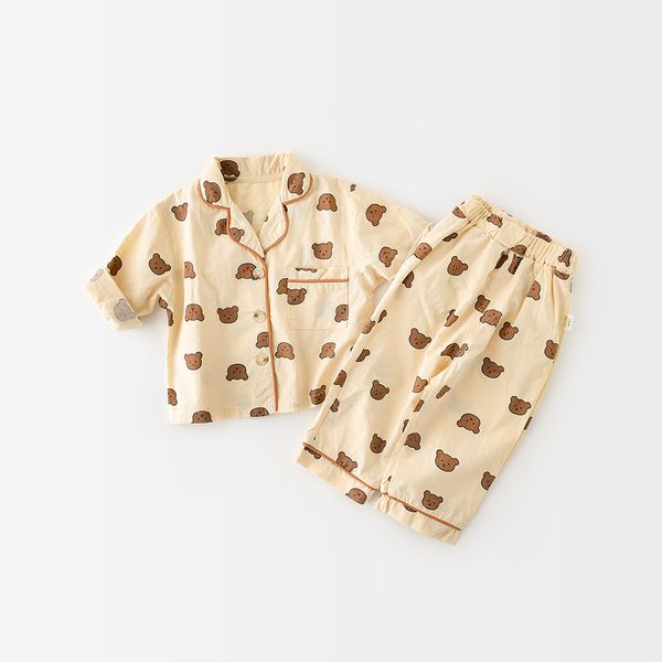 long sleeve child shirts +pants sleepwear pajamas kids clothes baby pajama sets boys girls cartoon bear print outfits set, Blue
long sleeve child shirts +pants sleepwear pajamas kids clothes baby pajama sets boys girls cartoon bear print outfits set, Blue