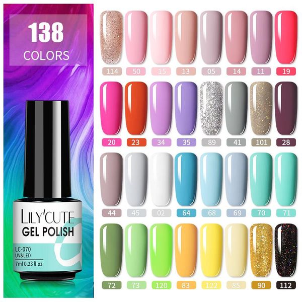 nail art kits lilycute 138 colors gel polish set glitter semi permanent hybrid varnish base coat soak off uv led diy
nail art kits lilycute 138 colors gel polish set glitter semi permanent hybrid varnish base coat soak off uv led diy