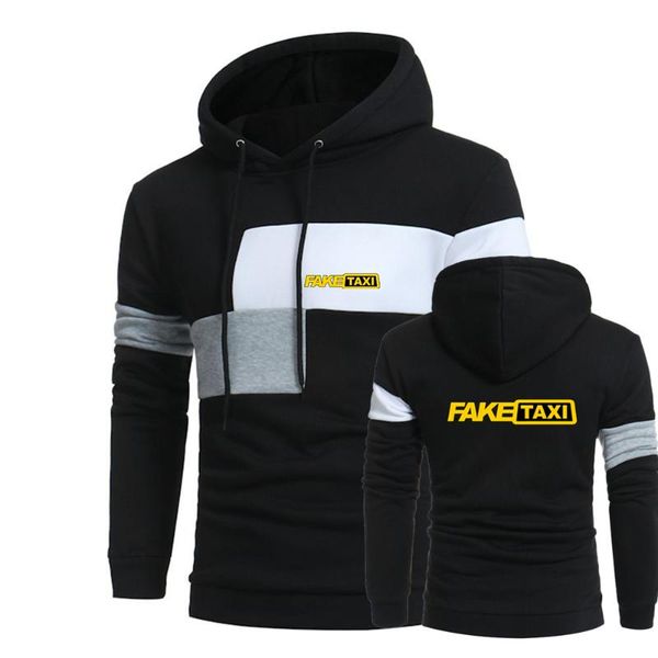 men's hoodies & sweatshirts 2021 spring autumn fake taxi driver print sports leisure pure pullover high street classic jacket, Black
men's hoodies & sweatshirts 2021 spring autumn fake taxi driver print sports leisure pure pullover high street classic jacket, Black