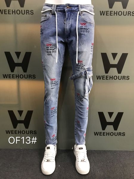 men's and women's casual hip-hop jeans currently designer luxury pants of13-12, Blue
men's and women's casual hip-hop jeans currently designer luxury pants of13-12, Blue