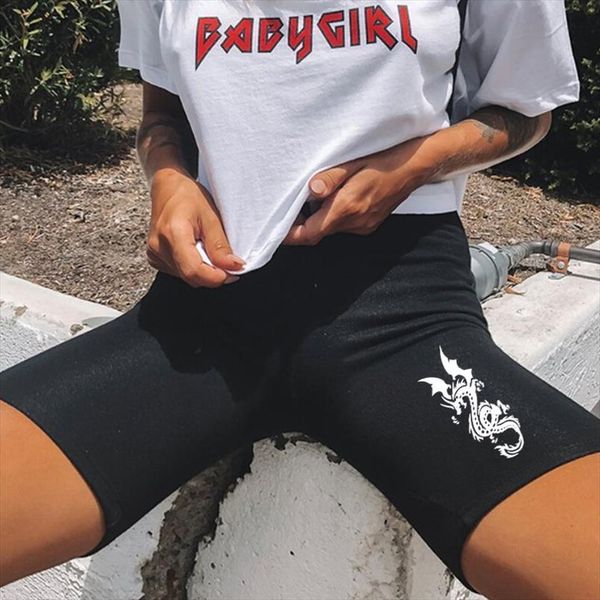 summer dragon print cycling clothing womens short harajuku tight femme booty high waist plus size ropa mujer, White;black
summer dragon print cycling clothing womens short harajuku tight femme booty high waist plus size ropa mujer, White;black