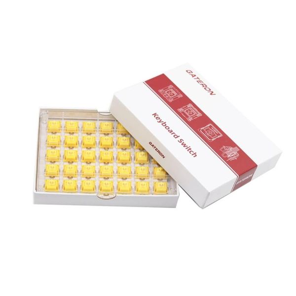35pcs gateron cap switch yellow gold milky for mechanical gaming keyboard linear switches 3pin 63g bottom keyboards
35pcs gateron cap switch yellow gold milky for mechanical gaming keyboard linear switches 3pin 63g bottom keyboards