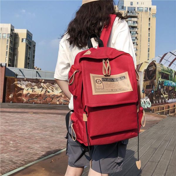 backpack school bag forteenagers girls ring designer travel bags lapwomen notebook patchwork
backpack school bag forteenagers girls ring designer travel bags lapwomen notebook patchwork