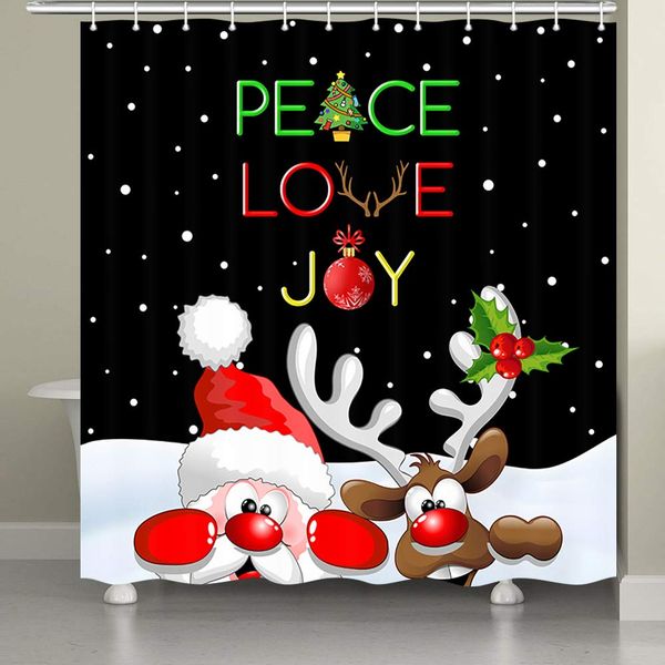 christmas shower curtain for the bathroom, merry peace love and joy happy holiday bathroom decor, black and white christmas
christmas shower curtain for the bathroom, merry peace love and joy happy holiday bathroom decor, black and white christmas
