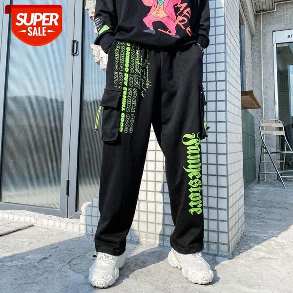 sweatpants harajuku style hip-hop print skateboard pants fashion men's trousers #1z66, Black
sweatpants harajuku style hip-hop print skateboard pants fashion men's trousers #1z66, Black