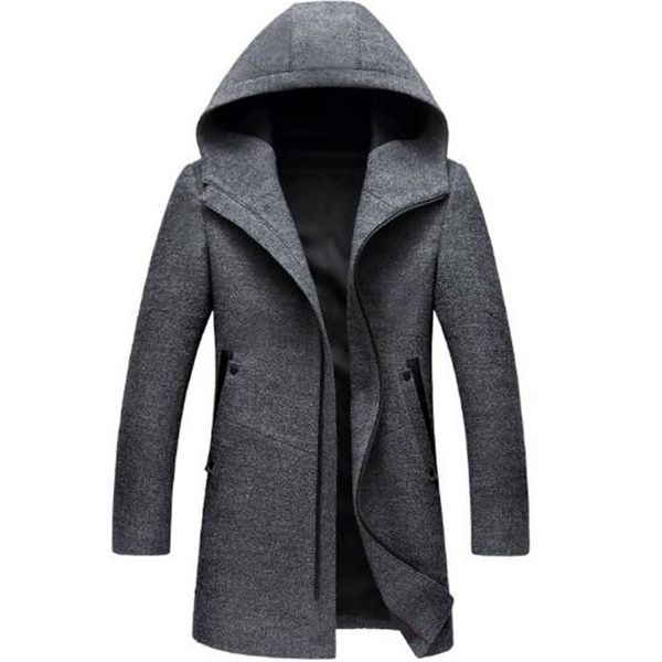 men's trench coats winter long hooded coat men 2021 casual wool hoodie zipper slim fit mens windbreaker pea, Tan;black
men's trench coats winter long hooded coat men 2021 casual wool hoodie zipper slim fit mens windbreaker pea, Tan;black