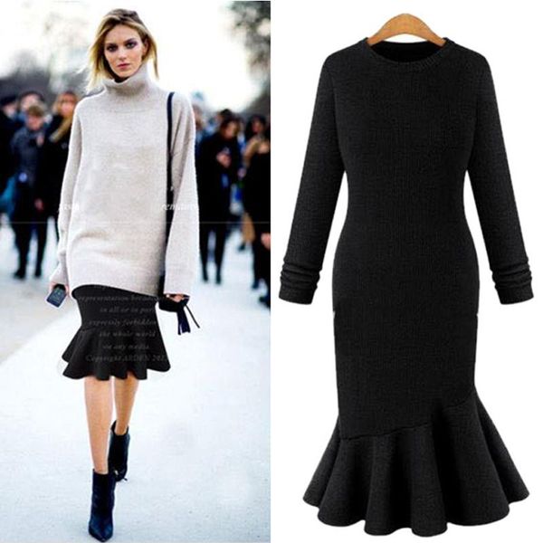 casual dresses elegant autumn knitted dress women o neck long sleeve vestidos verano 2021 plus size high waist, Black;gray
casual dresses elegant autumn knitted dress women o neck long sleeve vestidos verano 2021 plus size high waist, Black;gray