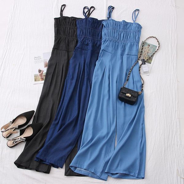 womens jumpsuits rompers fashion wild pleated high waist was thin suspenders jumpsuit trousers wide leg pants casual, Black;white
womens jumpsuits rompers fashion wild pleated high waist was thin suspenders jumpsuit trousers wide leg pants casual, Black;white