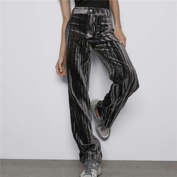 women's pants & capris elegant women grey veet long pant fashion ladies straight trousers causal female streetwear striped loose d, Black;white
women's pants & capris elegant women grey veet long pant fashion ladies straight trousers causal female streetwear striped loose d, Black;white