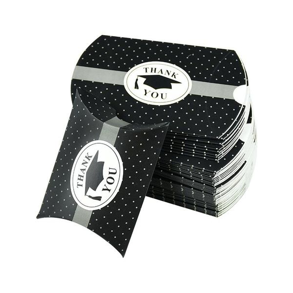 10/20 pcs thank you black graduation bachelor cap pillow shape chocolate candy gift box favor party supplies 9*6.3cm wrap
10/20 pcs thank you black graduation bachelor cap pillow shape chocolate candy gift box favor party supplies 9*6.3cm wrap