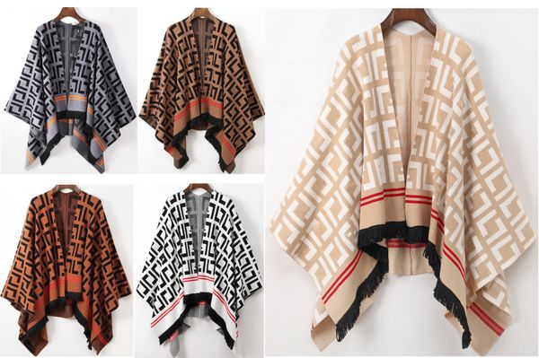 womens cape classical womans cloak with f logo printed high quallity winter autumn spring cardigan design knitting fringe size, Black
womens cape classical womans cloak with f logo printed high quallity winter autumn spring cardigan design knitting fringe size, Black
