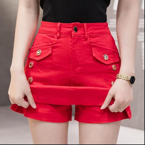 fashion womens shorts summer denim skirt women streetwear jeans high waist slim girls slit red femme, White;black
fashion womens shorts summer denim skirt women streetwear jeans high waist slim girls slit red femme, White;black