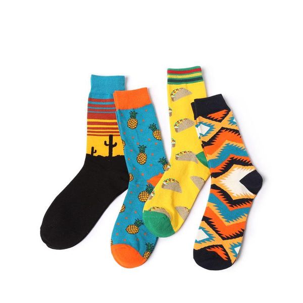 men's socks 1pair men women cotton casual colorful diamond shaped fruit pattern street skateboard harajuku sox, Black
men's socks 1pair men women cotton casual colorful diamond shaped fruit pattern street skateboard harajuku sox, Black