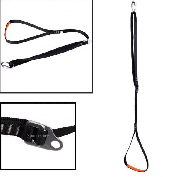 cords, slings and webbing adjustable foot sling climbing ascender loop rope black outdoor safety rock accessory equipment
cords, slings and webbing adjustable foot sling climbing ascender loop rope black outdoor safety rock accessory equipment