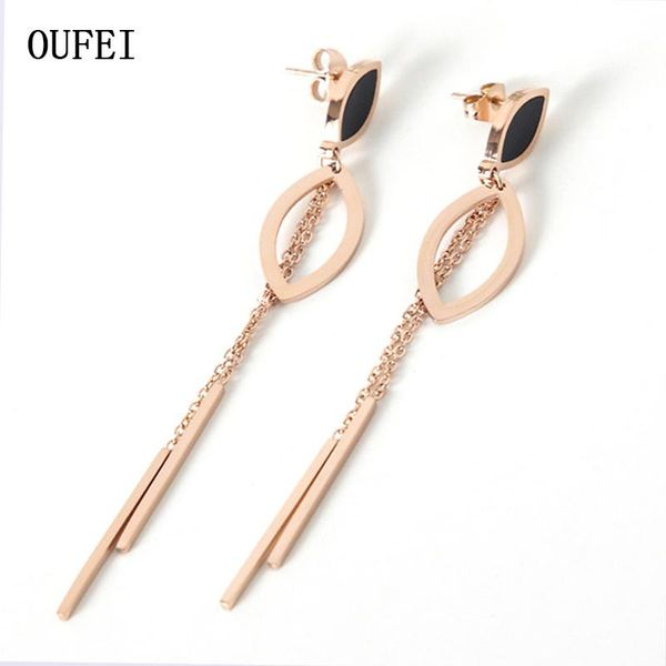 stainless steel rose gold drop earring long chain tassel for women korean geometric fashion jewelry dangle & chandelier, Silver
stainless steel rose gold drop earring long chain tassel for women korean geometric fashion jewelry dangle & chandelier, Silver