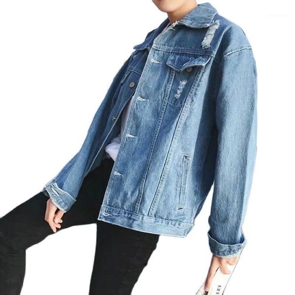 men's jackets spring autumn 2021casual blue ripped cardigan male denim jacket korean fashion men school student casual boyfriend, Black;brown
men's jackets spring autumn 2021casual blue ripped cardigan male denim jacket korean fashion men school student casual boyfriend, Black;brown