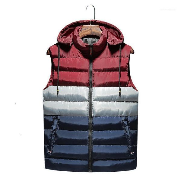 men's down & parkas hoodies vest men 2021 autumn winter warm sleeveless jacket waistcoat color patchwork casual coats mens1, Black
men's down & parkas hoodies vest men 2021 autumn winter warm sleeveless jacket waistcoat color patchwork casual coats mens1, Black