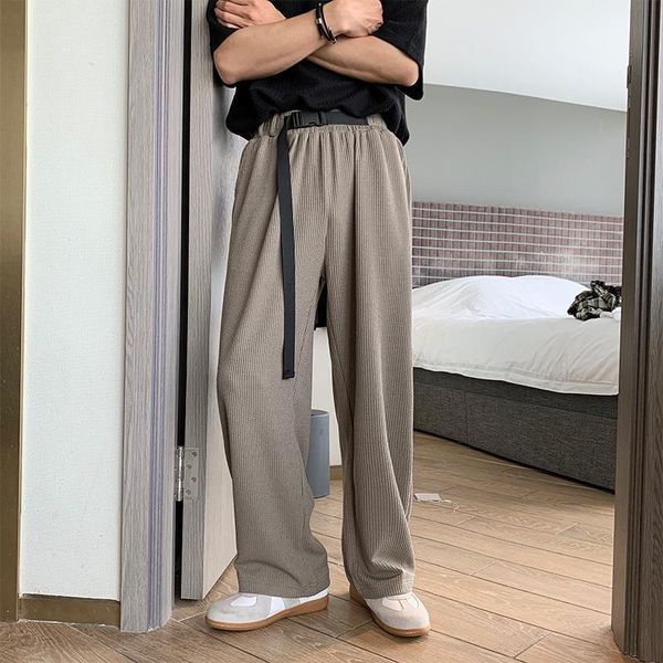 men's pants houzhou pleated men summer elastic waist trousers male ice silk fabric casual black wide leg korean style jokers
men's pants houzhou pleated men summer elastic waist trousers male ice silk fabric casual black wide leg korean style jokers