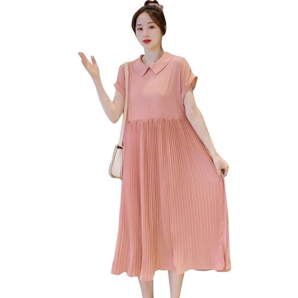 maternity dresses elegant chiffon summer dress fashion lapel short sleeve pleated pregnant women long pregnancy vestidos, White
maternity dresses elegant chiffon summer dress fashion lapel short sleeve pleated pregnant women long pregnancy vestidos, White