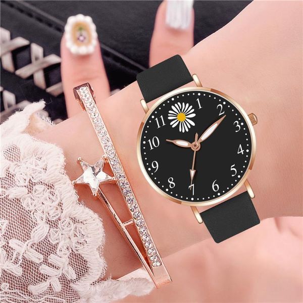 wristwatches women watches daisy flower ladies casual leather strap wrist watch clock zegarek damski, Slivery;brown
wristwatches women watches daisy flower ladies casual leather strap wrist watch clock zegarek damski, Slivery;brown