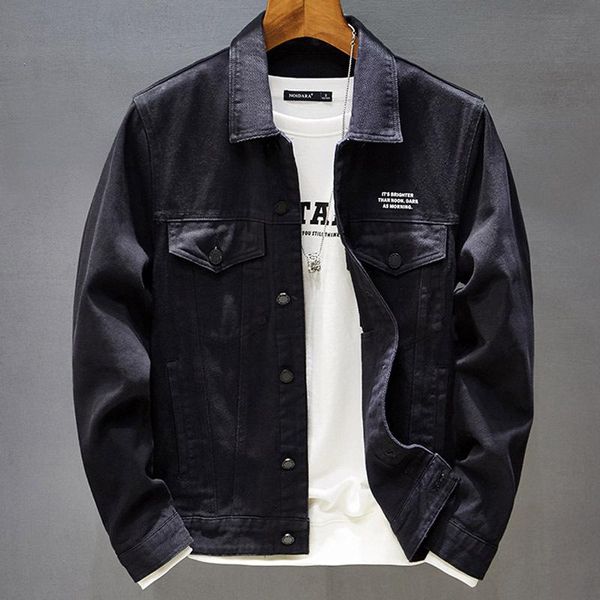 men's jackets fashion spring denim jacket coats solid color casual cowboys overcoat black autumn homme slim fit cotton jean top, Black;brown
men's jackets fashion spring denim jacket coats solid color casual cowboys overcoat black autumn homme slim fit cotton jean top, Black;brown