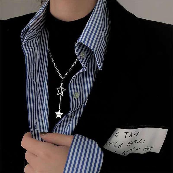 chains woman jewelry 925 silver necklace hollow star luck letter long pendent vintage neck chain accessories women's necklaces
chains woman jewelry 925 silver necklace hollow star luck letter long pendent vintage neck chain accessories women's necklaces