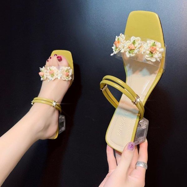 sandals 2021 clear heels slippers women summer shoes woman transparent pvc high pumps wedding flower damskie square, Black
sandals 2021 clear heels slippers women summer shoes woman transparent pvc high pumps wedding flower damskie square, Black