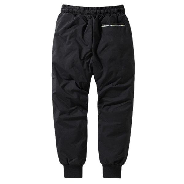 men's pants yapu style 2021 down winter thickening warm wind-proof white duck foot over the cold sweatpants, Black
men's pants yapu style 2021 down winter thickening warm wind-proof white duck foot over the cold sweatpants, Black