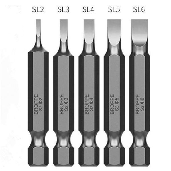 hand tools broppe 10pcs magnetic slotted screwdriver bits sl2/sl3/sl4/sl5/sl6 1/4 inch hex shank set
hand tools broppe 10pcs magnetic slotted screwdriver bits sl2/sl3/sl4/sl5/sl6 1/4 inch hex shank set