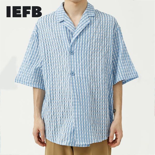 men's casual shirts iefb clothing summer plaid shirt korean loose trend short sleeve black white blue big size clothes, White;black
men's casual shirts iefb clothing summer plaid shirt korean loose trend short sleeve black white blue big size clothes, White;black