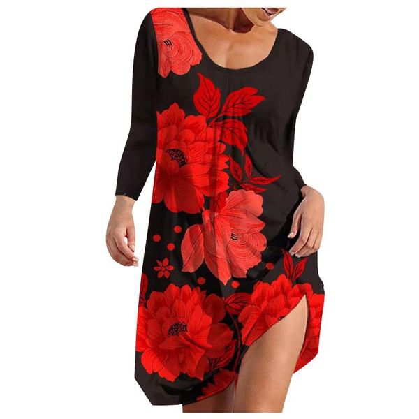 casual dresses floral dress women 2021 autumn elegant v-neck midi loose long sleeve sundress female vestido de mujer, Black;gray
casual dresses floral dress women 2021 autumn elegant v-neck midi loose long sleeve sundress female vestido de mujer, Black;gray