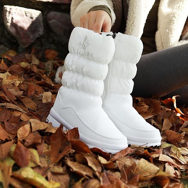 shoes korea snow woman mid-calf boots women's warm shoes down cloth waterproof winter footware thicken plush 0vmz, Black
shoes korea snow woman mid-calf boots women's warm shoes down cloth waterproof winter footware thicken plush 0vmz, Black