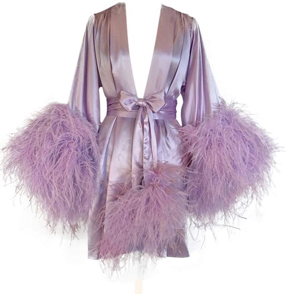 2021 purple evening dresses pregnant women's feather fur bridal sheer robe illusion lingerie nightgown bathrobe sleepwear, Black;red
2021 purple evening dresses pregnant women's feather fur bridal sheer robe illusion lingerie nightgown bathrobe sleepwear, Black;red