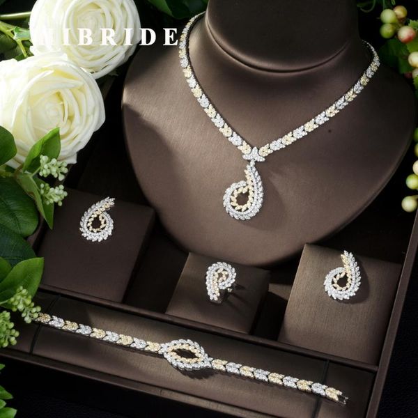earrings & necklace hibride luxury 2 tones 4pcs bridal zirconia jewelry sets for women party dubai nigeria cz crystal wedding set n-973, Silver
earrings & necklace hibride luxury 2 tones 4pcs bridal zirconia jewelry sets for women party dubai nigeria cz crystal wedding set n-973, Silver