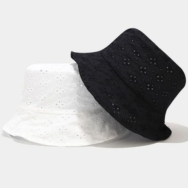 women's summer sweet bucket hats female black white hollow fisherman hat thin sun protection gorro pescador fishman caps wide brim, Blue;gray
women's summer sweet bucket hats female black white hollow fisherman hat thin sun protection gorro pescador fishman caps wide brim, Blue;gray