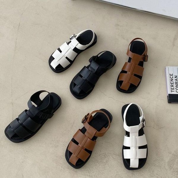 sandals ladies beach thick heel roman style wear-resistant soft leather pu breathable shoes summer for women footwear white, Black
sandals ladies beach thick heel roman style wear-resistant soft leather pu breathable shoes summer for women footwear white, Black