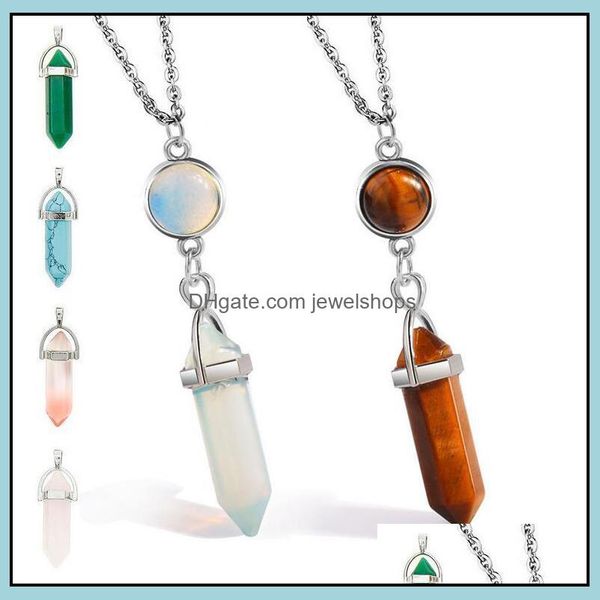 pendant necklaces & pendants jewelry natural gemstone necklace opal rose quartz healing crystal stone neckalce fashion for women girls gift, Silver
pendant necklaces & pendants jewelry natural gemstone necklace opal rose quartz healing crystal stone neckalce fashion for women girls gift, Silver