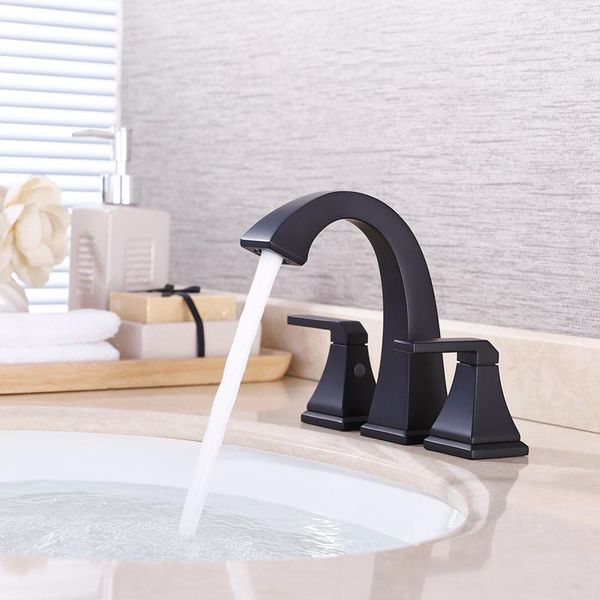 black/orb brass bathroom sink faucet three holes two handles basin mixer cold tap fashion design faucets
black/orb brass bathroom sink faucet three holes two handles basin mixer cold tap fashion design faucets