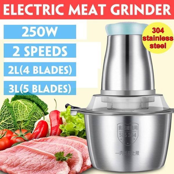meat grinders 2 speeds 250w 2l\3l capacity stainless steel electric grinder processor slicer chopper mincer cutter
meat grinders 2 speeds 250w 2l\3l capacity stainless steel electric grinder processor slicer chopper mincer cutter