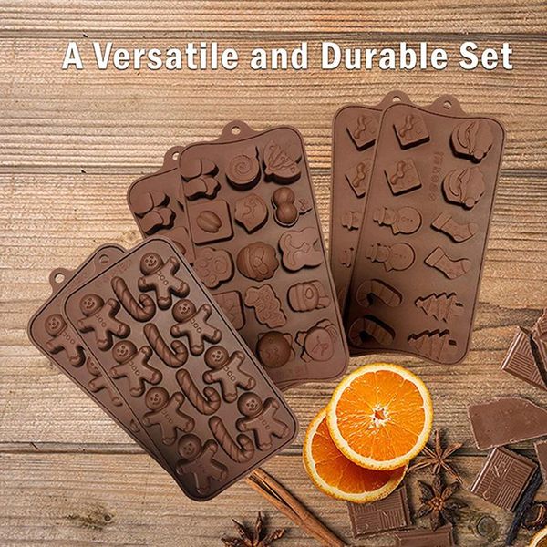 baking moulds silicone chocolate mold with christmas theme various shapes, cake decoration
baking moulds silicone chocolate mold with christmas theme various shapes, cake decoration