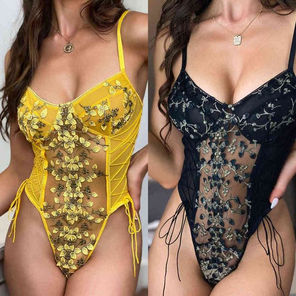 nxy set bandage bodysuit women lace lingerie jumpsuit hollow out perspective playsuits embroidery floral mesh romper 1202, Red;black
nxy set bandage bodysuit women lace lingerie jumpsuit hollow out perspective playsuits embroidery floral mesh romper 1202, Red;black