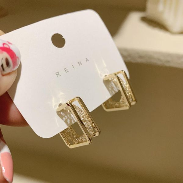 hoop & huggie allme trendy full rhinestones square earrings for women gold color alloy geometric open earring statement korea jewelry, Golden;silver
hoop & huggie allme trendy full rhinestones square earrings for women gold color alloy geometric open earring statement korea jewelry, Golden;silver