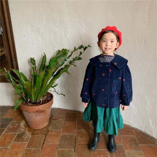 jackets girls baby's kids coat jacket outwear 2021 corduroy warm plus velvet thicken winter autumn buttons school fleece children', Blue;gray
jackets girls baby's kids coat jacket outwear 2021 corduroy warm plus velvet thicken winter autumn buttons school fleece children', Blue;gray