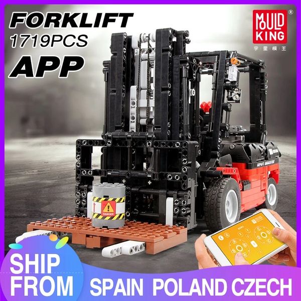 mould king moc high-tech the engineering vehicles rc forklift mk ii truck building blocks bricks kids diy toys birthday gifts fy4903
mould king moc high-tech the engineering vehicles rc forklift mk ii truck building blocks bricks kids diy toys birthday gifts fy4903