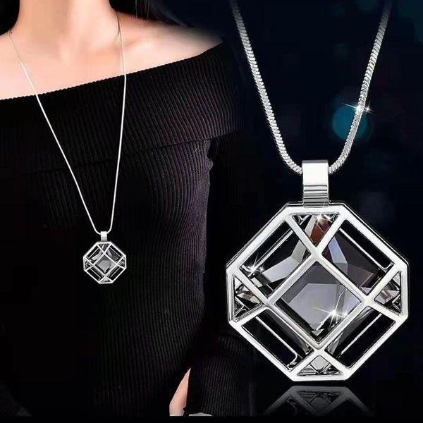 pendant necklaces long & pendants for women maxi collier femme geometric chain fashion necklace statement colar accessories jewelry, Silver
pendant necklaces long & pendants for women maxi collier femme geometric chain fashion necklace statement colar accessories jewelry, Silver