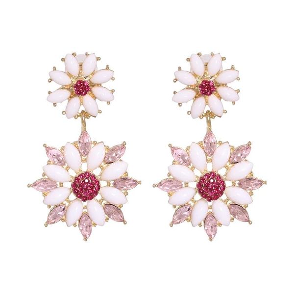shiny rhinestone drop earrings for women crystal flower dangle earring brincos weddings jewelry gifts, Silver
shiny rhinestone drop earrings for women crystal flower dangle earring brincos weddings jewelry gifts, Silver